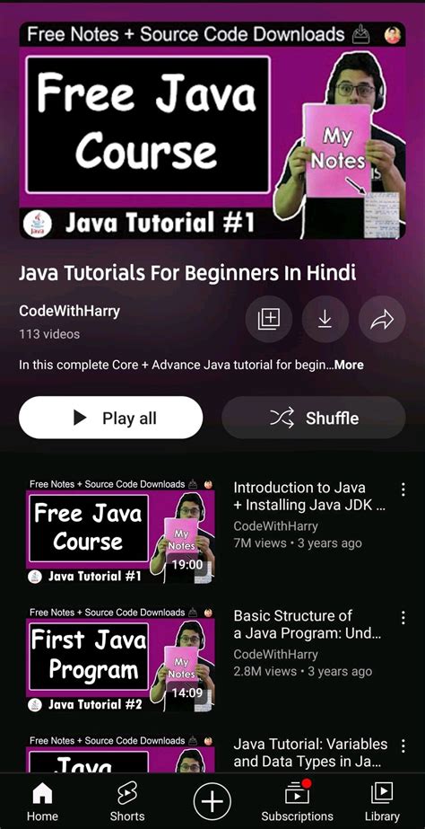 Image result for Code with Harry Java Course