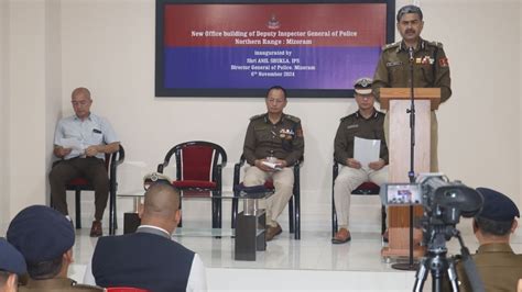 Mizoram Police inaugurates new DIG building in Aizawl - Mizoram Police ...