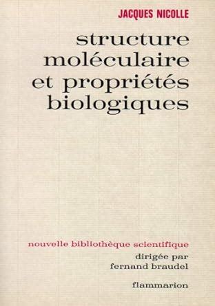 Amazon.in: Buy Structure moléculaire et proprietes biologiques Book ...
