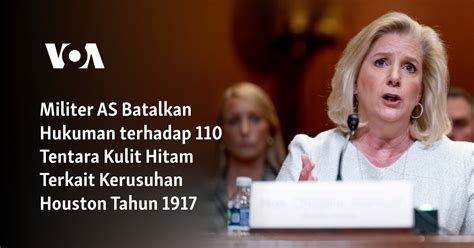 Militer AS Batalkan Hukuman terhadap 110 Tentara Kulit Hitam Terkait ...