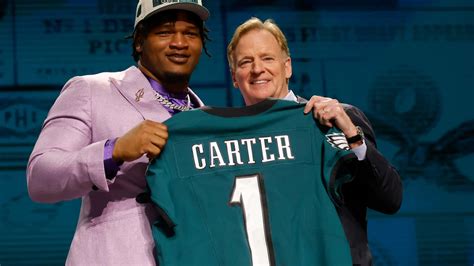Download N F L Draft Pick Jalen Carter Jersey Presentation Wallpaper ...