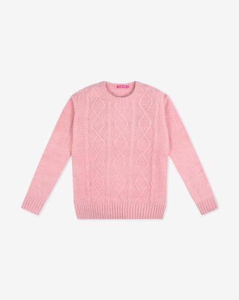 Buy Wingsfield Patterned Knit Crew-Neck Sweater | AJIO
