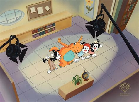 Warner Bros. Studio Artists - Animaniacs Original Production Cel: Wakko ...