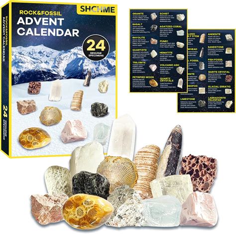 SHCHME Advent Calendar 2023, Rock and Fossils Minerals Collection ...
