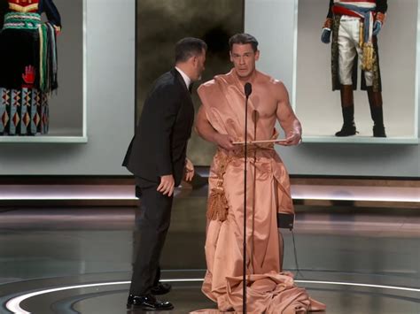 John Cena appears ‘naked’ at the Oscars to present award for Best ...