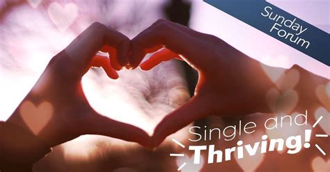 Sunday Forum: Single and Thriving!, Christ Church Cranbrook, Bloomfield ...