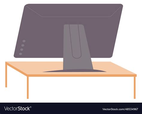 Back of Computer Screen Vector 的图像结果
