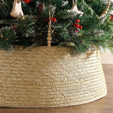 Amazon.com: Bunny Chorus Christmas Tree Collar: Natural Hyacinth ...
