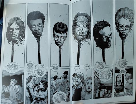 Whisperers marking their territory in the comic was so much more ...