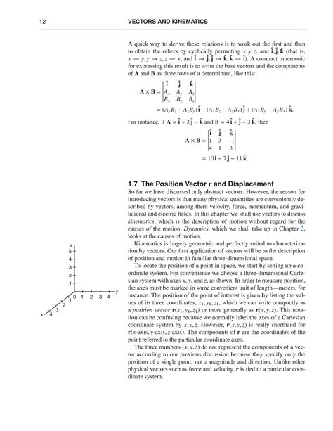 Text notes from mechanic study material - 12 VECTORS AND KINEMATICS A ...