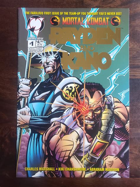 Mortal Kombat Rayden & Kano 1 2 and 3 lot of 3 comics #1 is limited ...