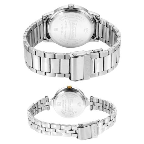 Buy Online Sonata Quartz Analog Silver Dial Stainless Steel Strap Watch ...