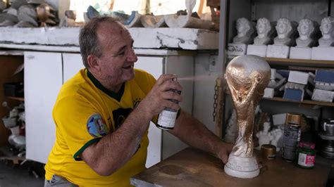 Brazilian artisan creates World Cup trophy replicas for fans and ...