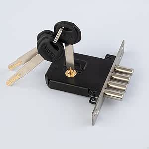 VICTAC 44mm Deadbolt Door Lock with Anti-Saw 4 Bolt Cylinder Deadlock ...