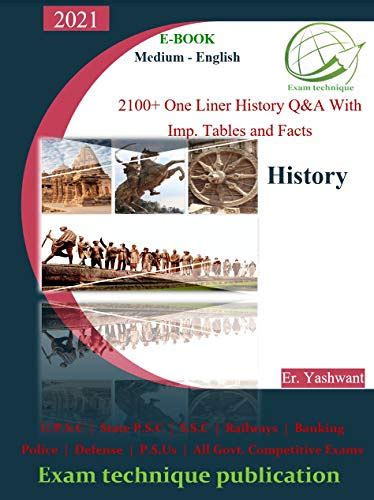 Buy 2100+ Most Important One Liner History Q & A with Imp. Tables and ...