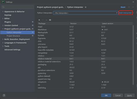How to Set Up Python Interpreter PyCharm 的图像结果