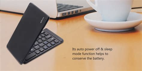 Portronics Chicklet Wireless Rechargeable Foldable Keyboard