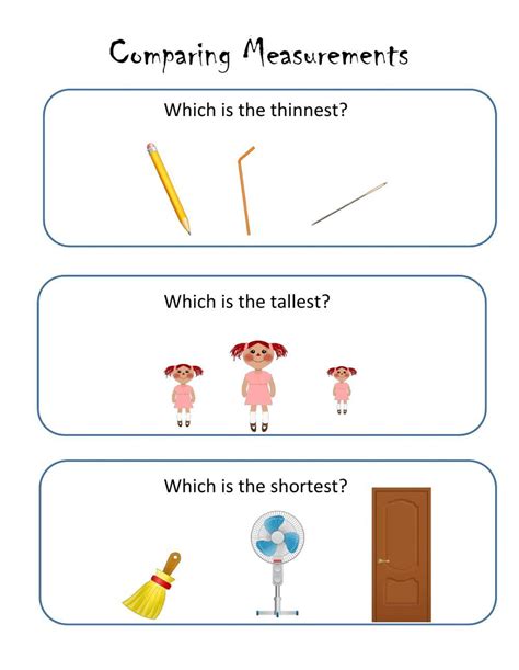 Image result for Beginning Measurement Worksheets