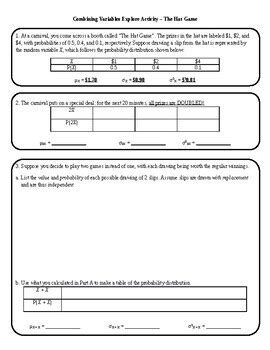 Image result for Shift in and Combining Random Variables