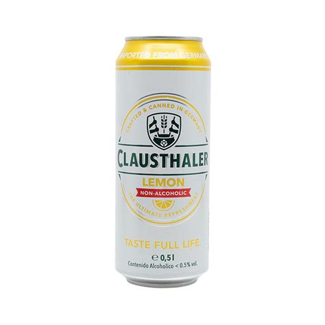 Clausthaler Non-Alcoholic Beer With Lemon (500 ml) Delivery or Pickup ...