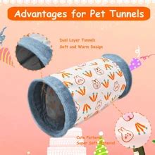 Guinea-pig Rabbit Tunnel-tube Toys Bunny Hamster Hideout Small Animal ...
