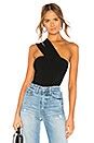 Autumn Cashmere One Shoulder Tube Top in Black | REVOLVE