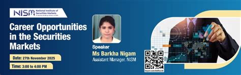 Career Opportunities in the Securities Markets - National Institute of ...