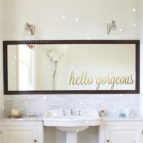 Buy Hello Gorgeous for True Love Wall Sticker, 50x11cm Online at Low ...
