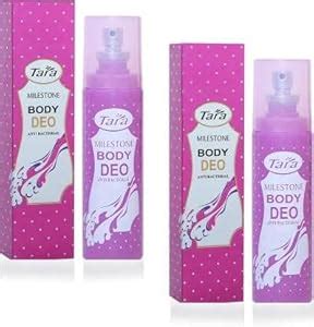 Buy Tara Milestone Body Deo Pack of 2 (135ml+135ml) Deodorant Spray ...
