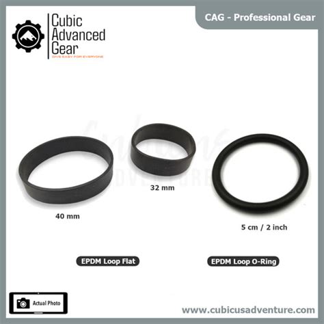 Jual CAG EPDM Loop Flat O-Ring for Webbing | Karet Loop Aksesoris ...