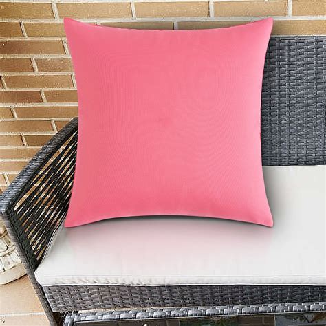 Uscallm Waterproof Outdoor Pillow Covers, Solid Color Decorative Garden ...