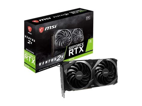 Buy MSI GeForce RTX 3070 VENTUS 2X OC 8GB GDDR6 Graphic Card G3070V2XC ...