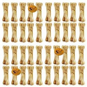 Sage Square Pressed Rawhide Bone Treat for Healthy Dog Heathcare (3 ...