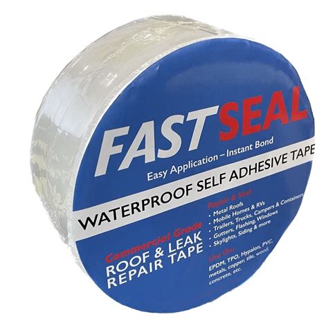 FastSeal RV Roof Tape White, 2" x 50' White RV Tape, RV Sealant Tape ...