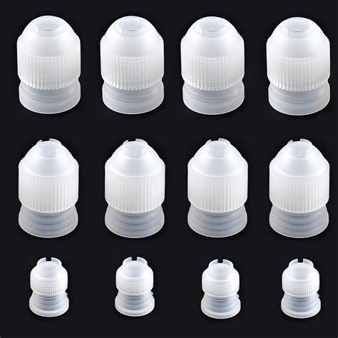 Amazon.com: MYUBWTF12 Pieces White Pastry Bag Coupler, Three different ...