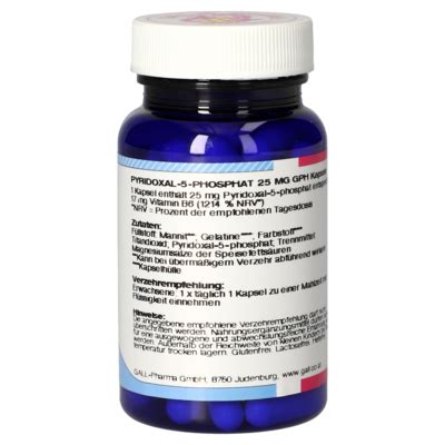 Pyridoxal-5-phosphat 25 mg GPH Kapseln [5999787]-Gall-Pharma GmbH ...
