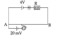 As shown in the figure, a potentiometer wire of resistance 20 Ω and ...