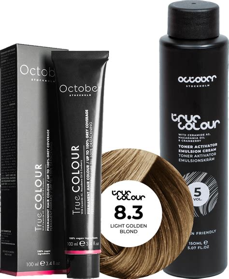 October Stockholm True Colour 5 Vol Colour Activator 150 ml & Colour ...