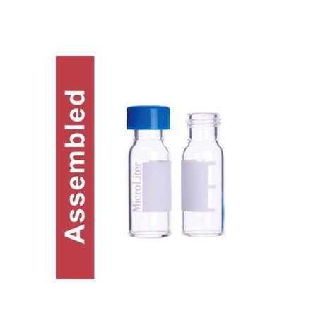 Cp Lab Safety. Wheaton MicroLiter Clear Screw Thread Vial Kit MP Blue ...