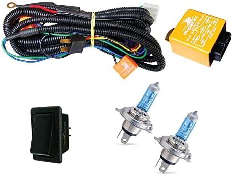 Autopearl Halogen Headlamp Wiring Harness Kit for I20 Elite (Set of 3 ...