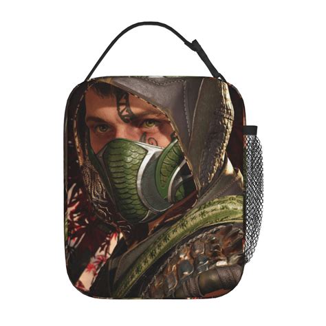 Mortal Kombat Lunch Bag Reusable Lunch Tote Bag Insulated Portable ...