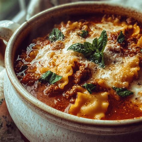 One Pot Lasagna Soup: Amazing Recipe Ready in 30 Minutes