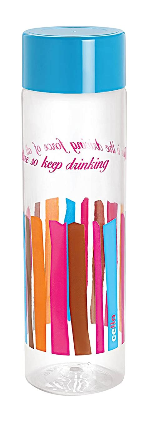 Cello Freezo PET Bottle, 1 Litre, Blue : Amazon.in: Home & Kitchen