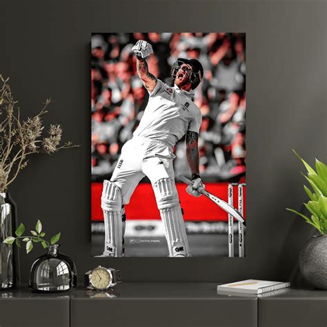 Ben Stokes | Premium Poster | #1 | Cricket Legend poster - Pulp & Pixel