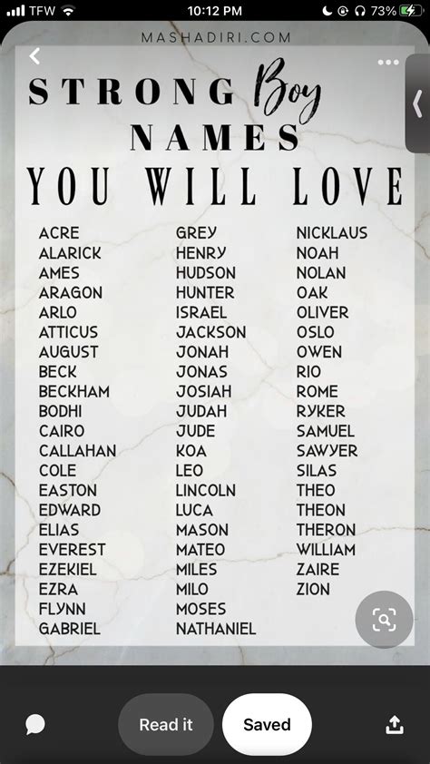 Strong Boy Names You Will Love