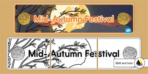 Mid-Autumn Festival Banner (teacher made) - Twinkl