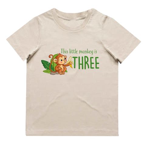 One Little Monkey | 3rd Birthday T-Shirts & Outfits Australia – Bespoke ...