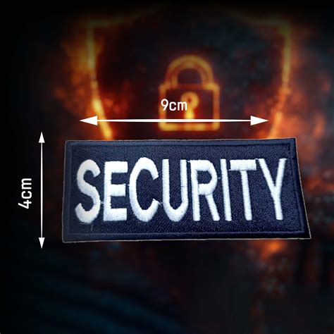 Buy Shirt or Jacket Security Patches - Velcro Patches – MILITARY ...