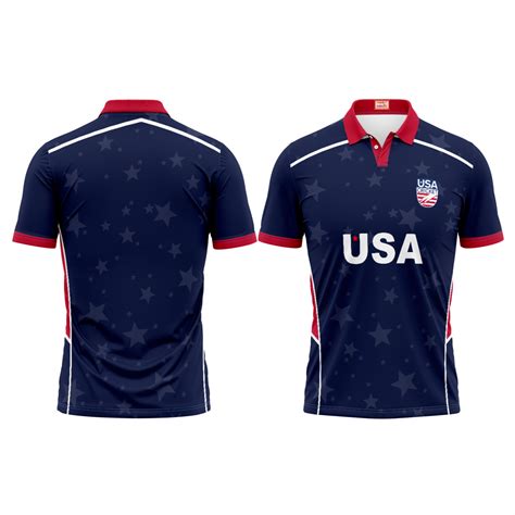 Next Print Customised USA Cricket Jersey / International Cricket Jerse