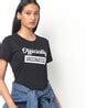 Buy Black Tshirts for Women by DNMX Online | Ajio.com